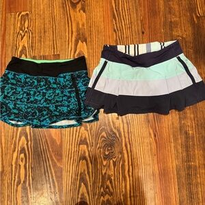 Lululemon pace rival skirts size 6